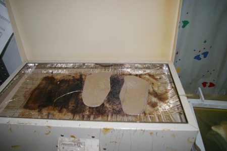 Forn per escalfar la plantilla